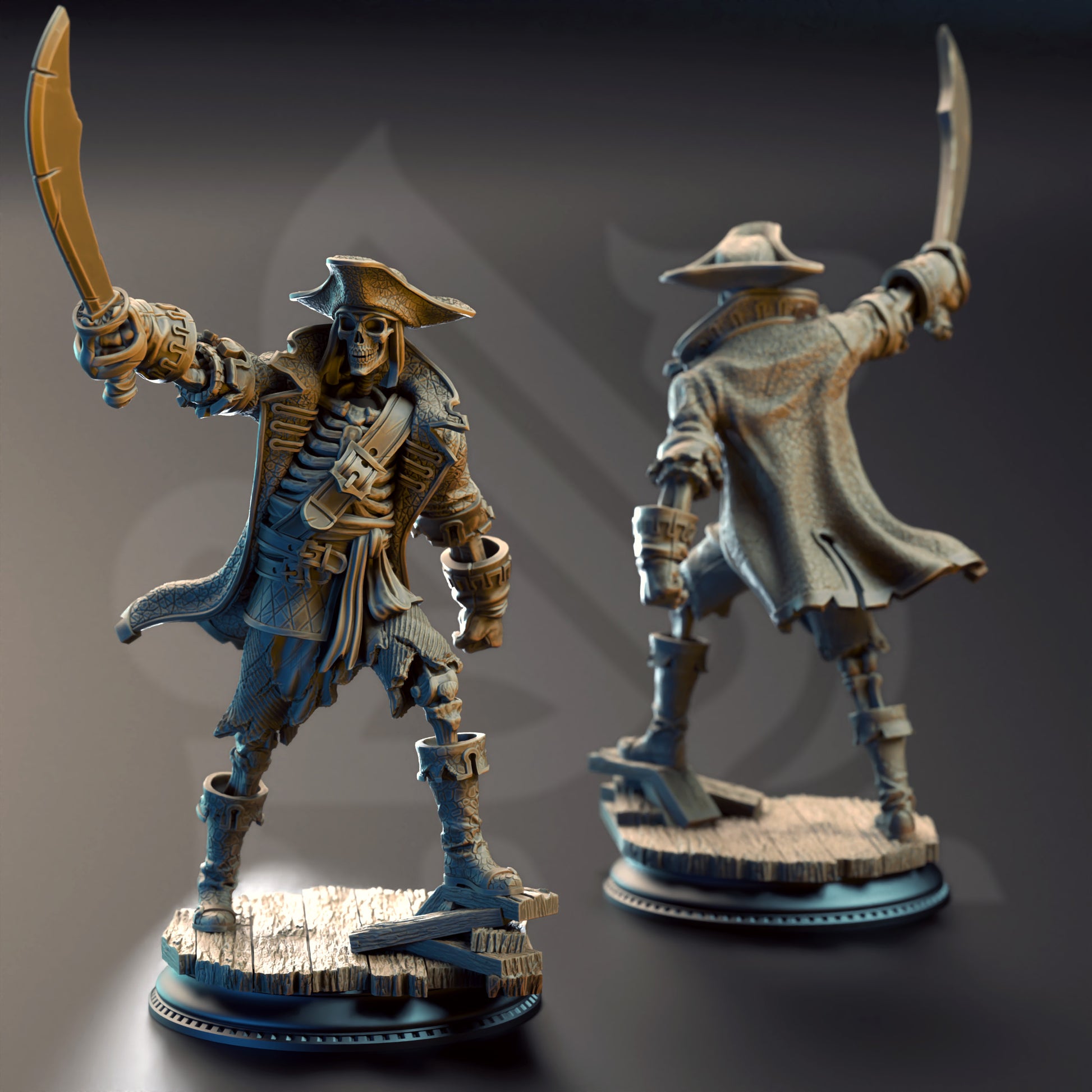 Undying Scallywags - Crew of the Damned Galleon 3 - Front