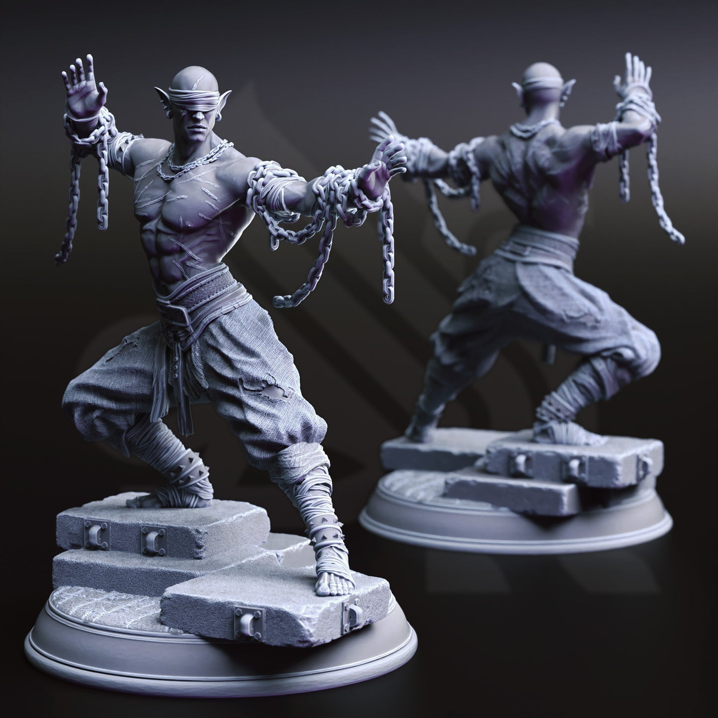 Uxas Vergos - The Awakened Monk - Front