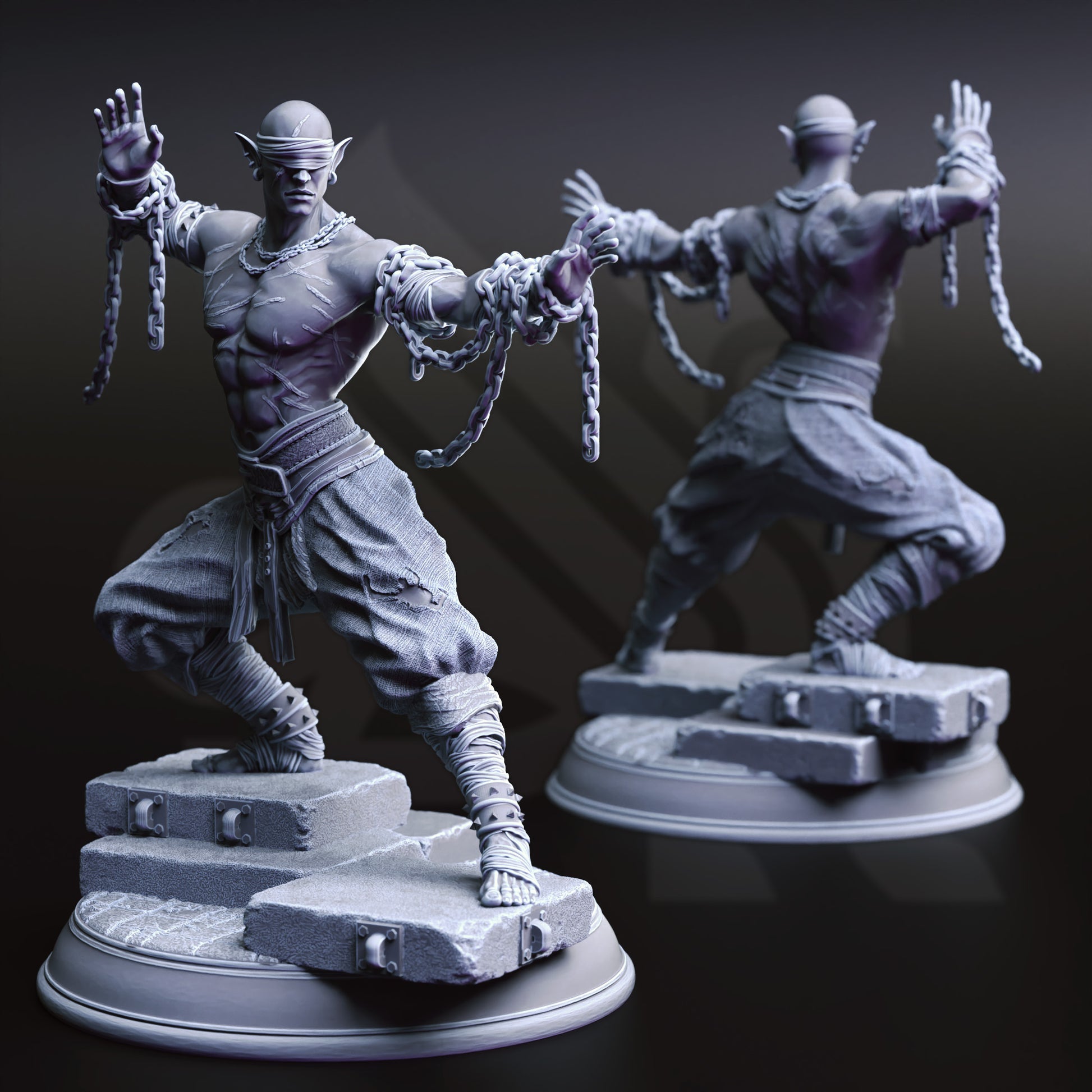 Uxas Vergos - The Awakened Monk - Front