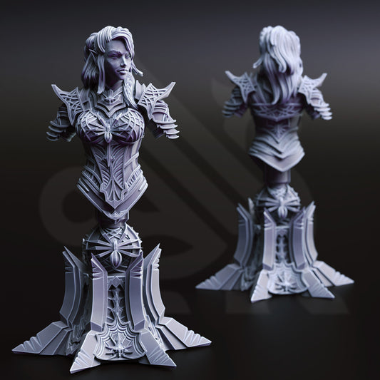 Vakara N’thara - Drow Assassin - BUST Front