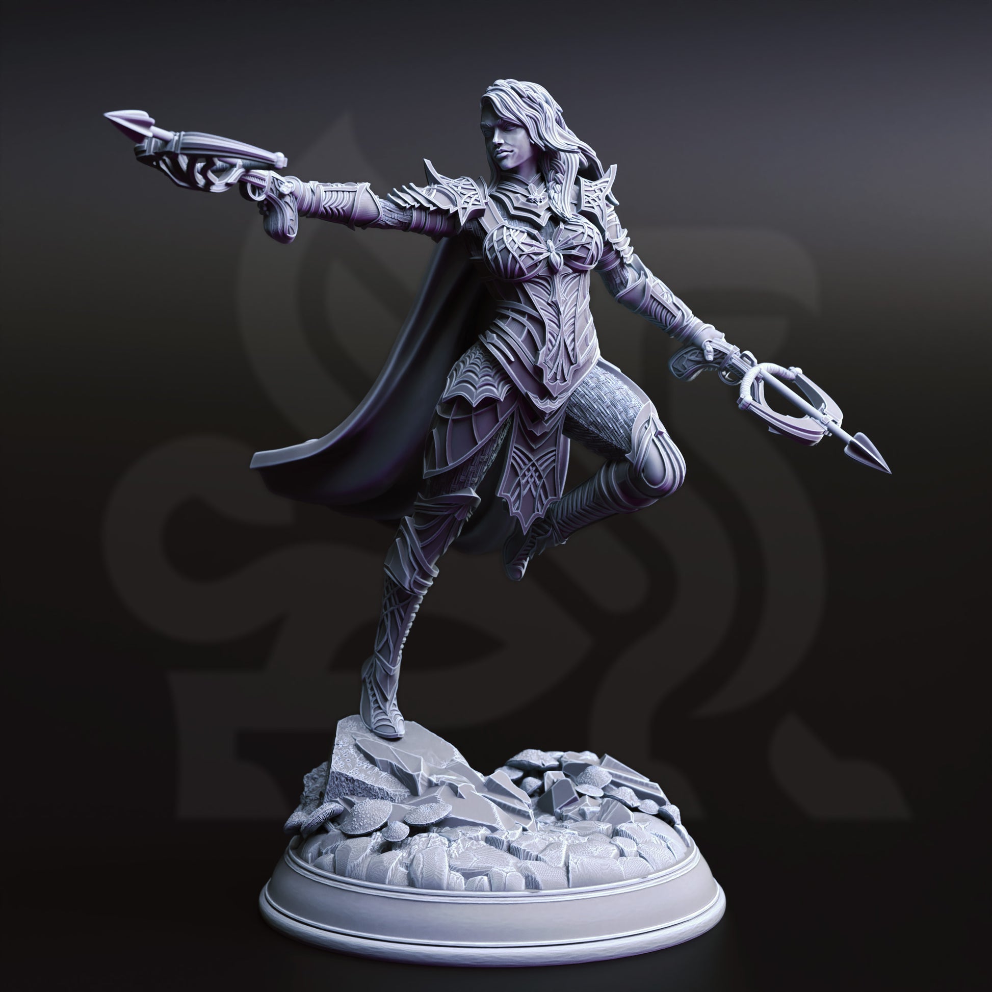 Vakara N’thara - Drow Assassin - Front
