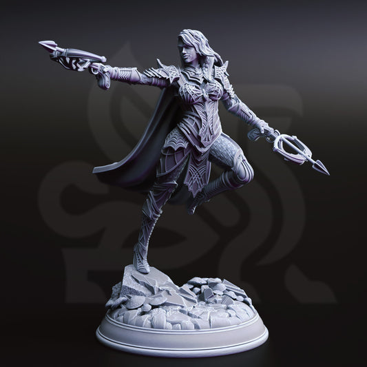 Vakara N’thara - Drow Assassin - Front