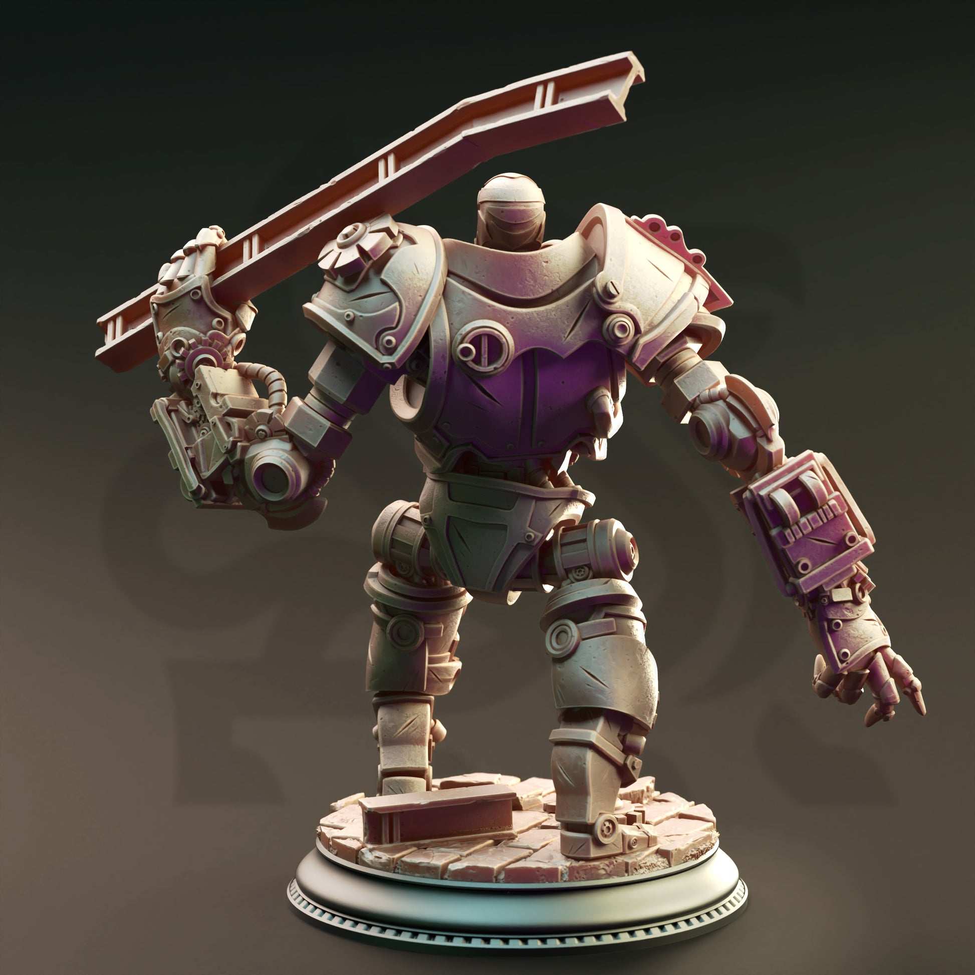 Venatoris - Clockwork Golem - Back