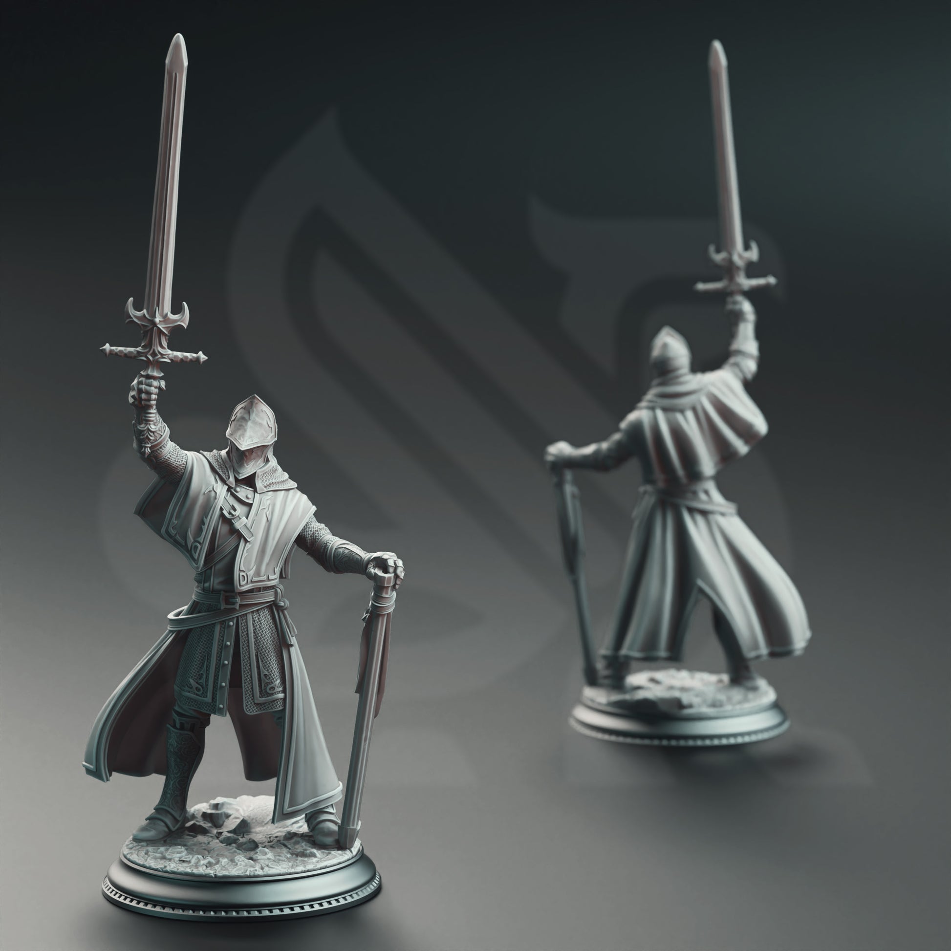 Vicar Atticus - The Priest Knight - Front