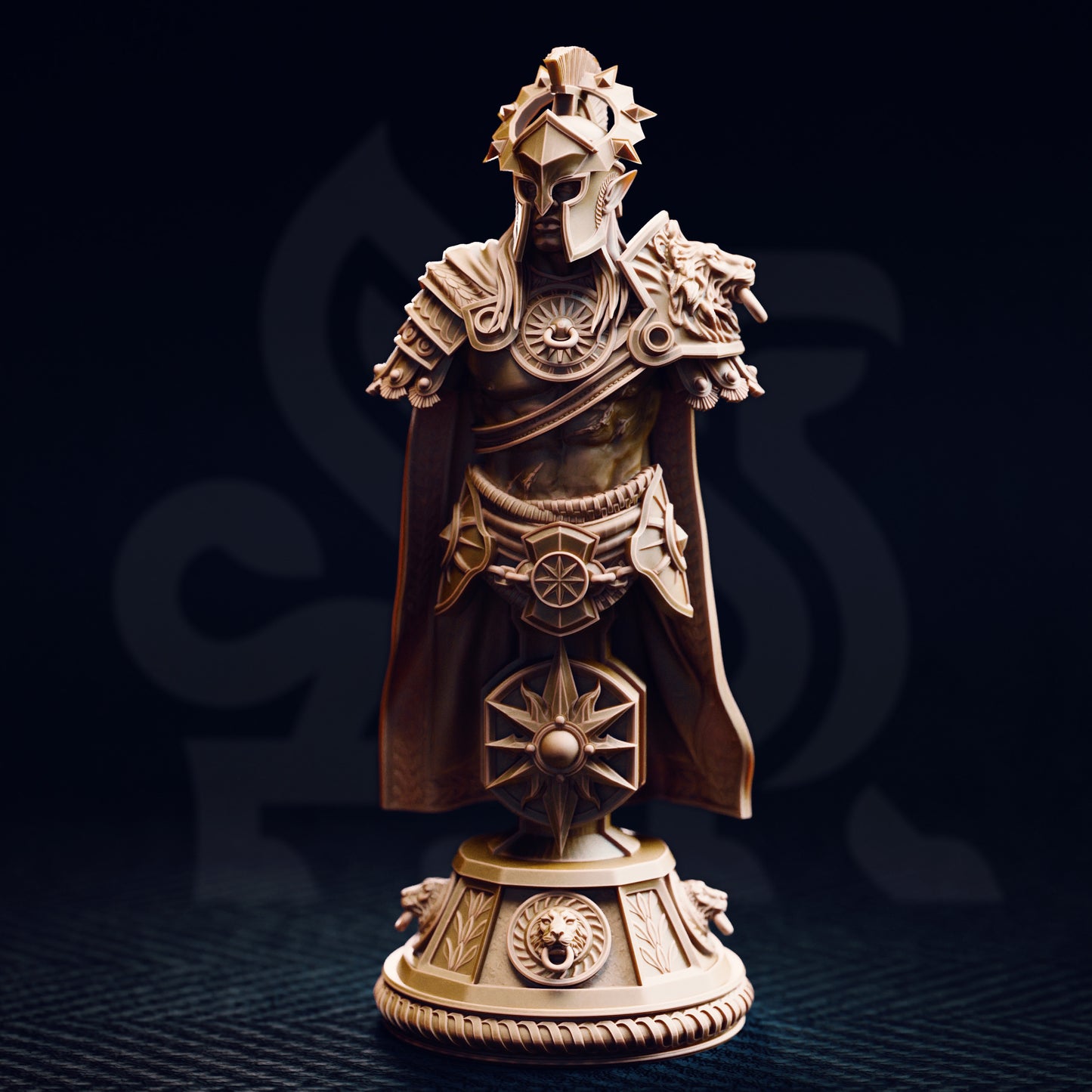 Vilryn Kaedrys - Sun Elf Gladiator - BUST - Front
