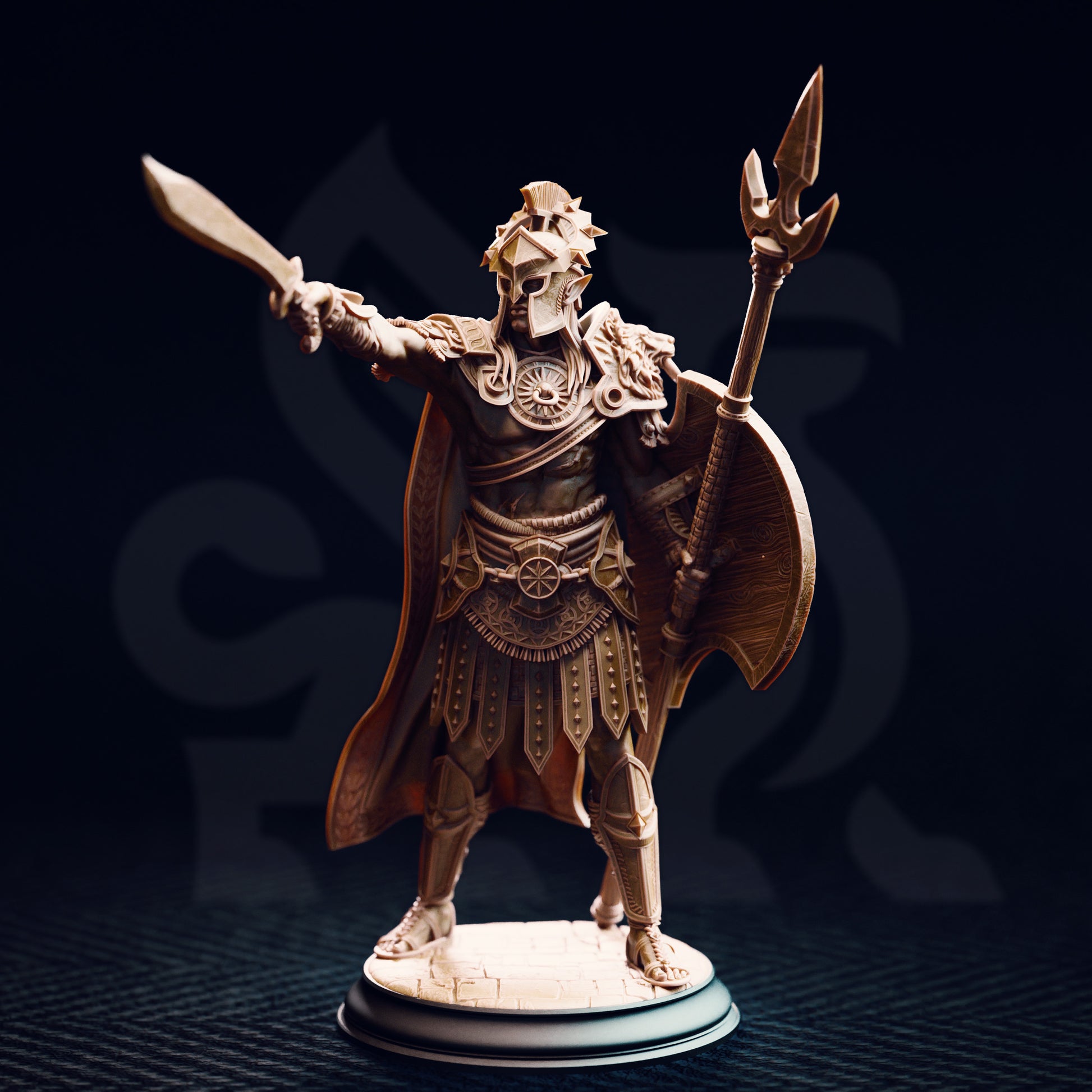 Vilryn Kaedrys - Sun Elf Gladiator - Front