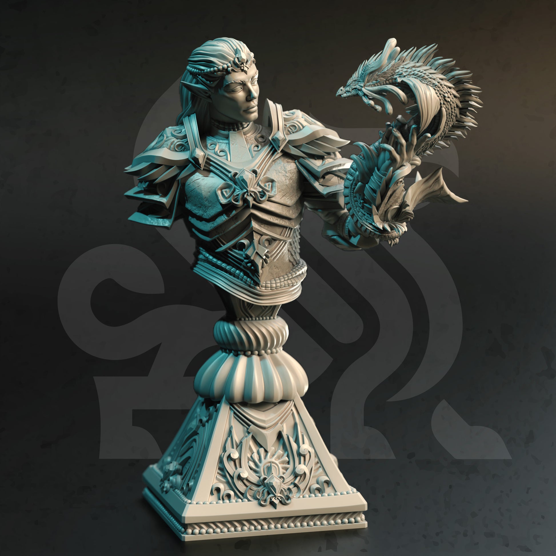 Vyndira - Spellblade of Wrath - Bust Front