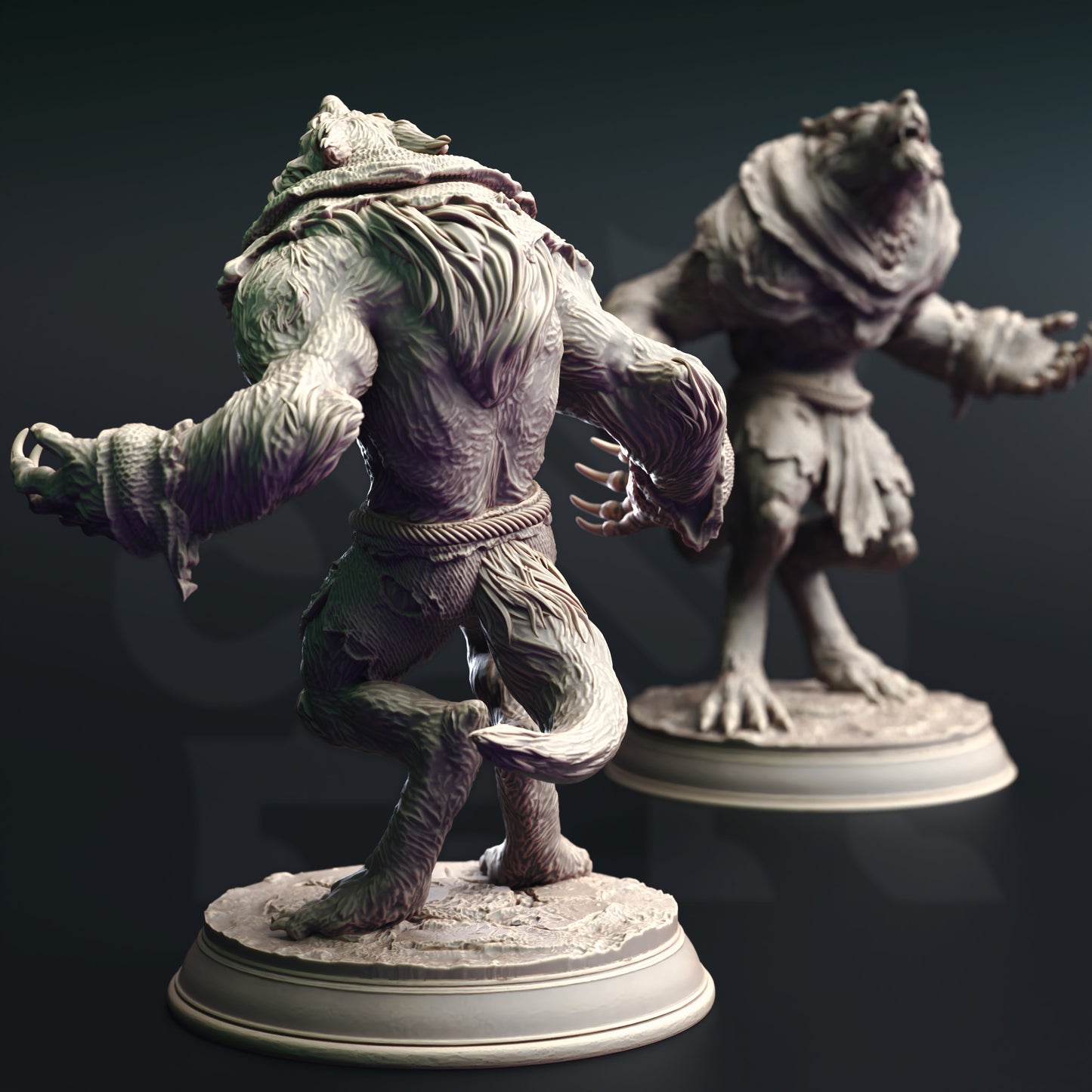 Werewolf Warriors 1 - Back