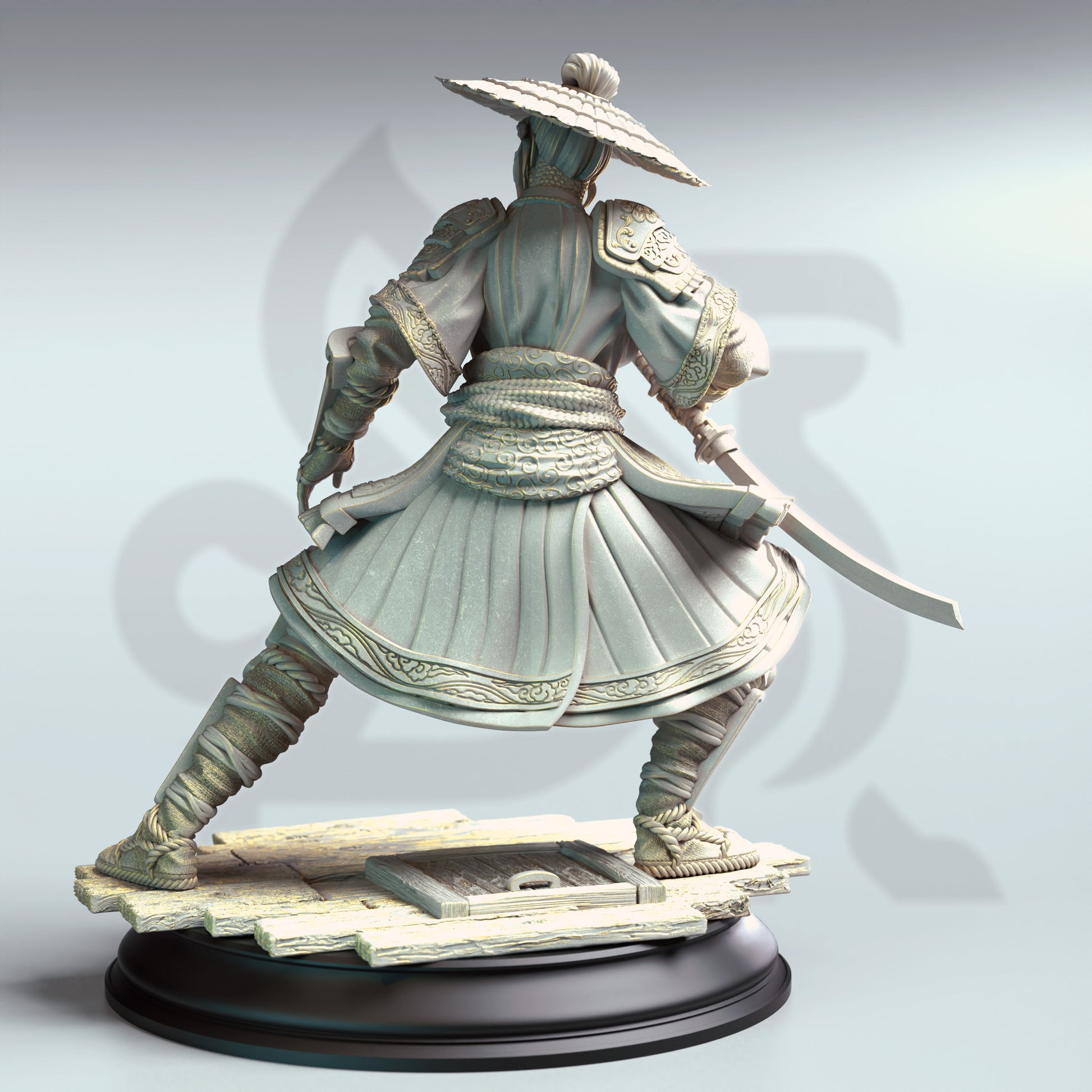 Yushin - Serpentfolk Vyanari Assassin - Masked Back
