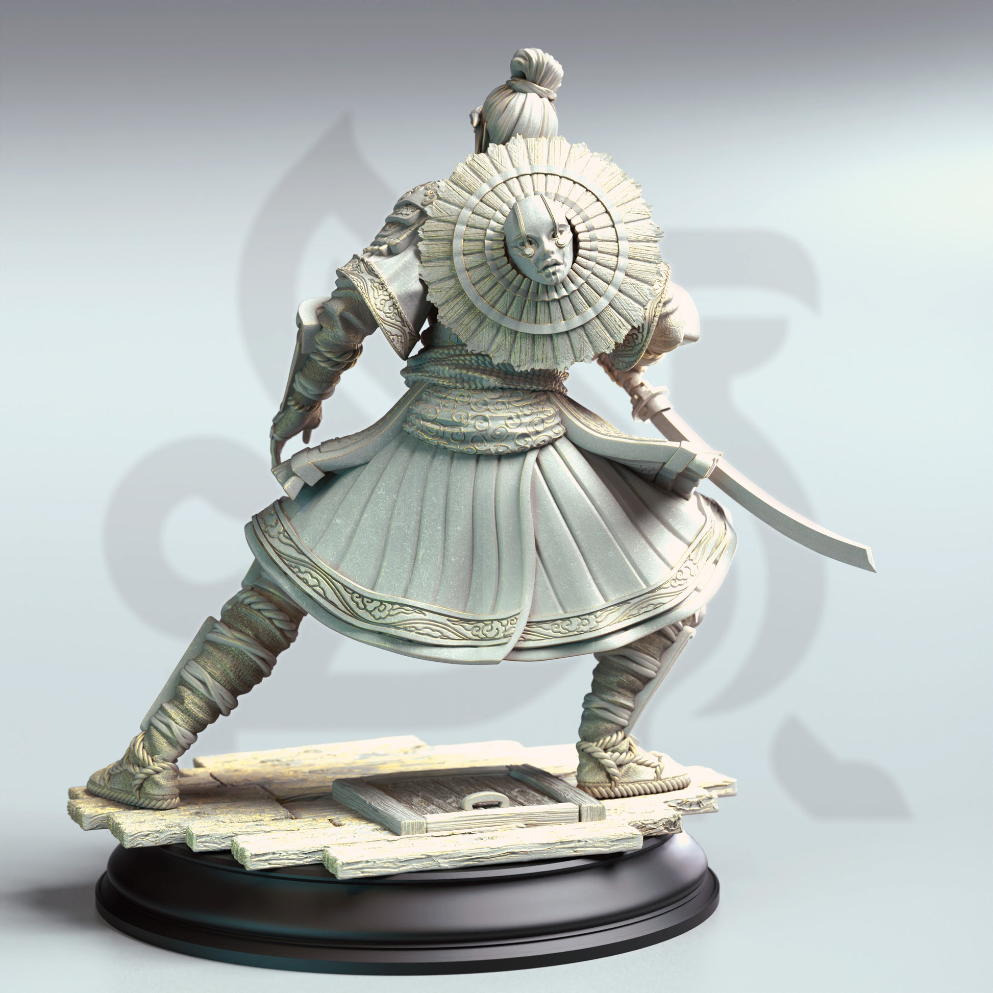 Yushin - Serpentfolk Vyanari Assassin - V2 Back