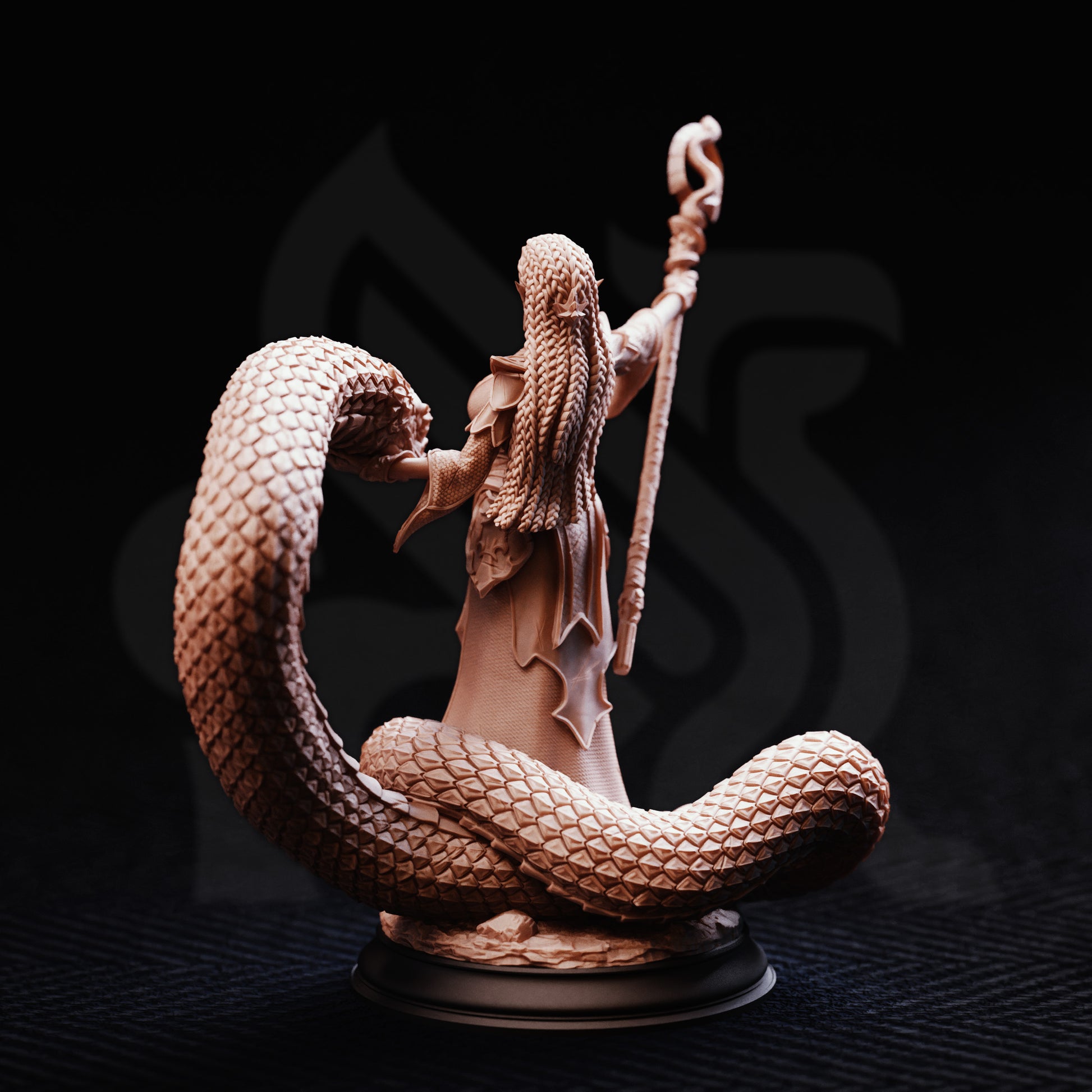 Zarya - Sun Elf Snake Sorceress - Back