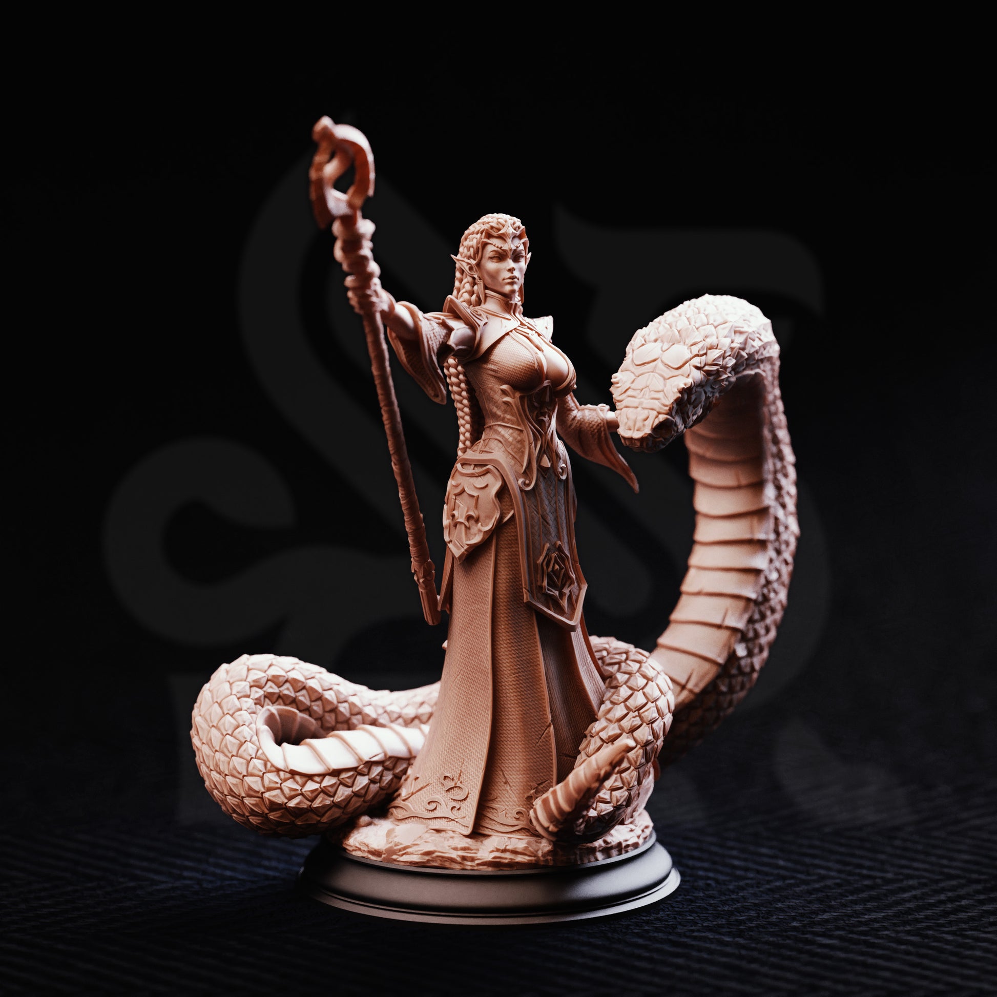 Zarya - Sun Elf Snake Sorceress - Front